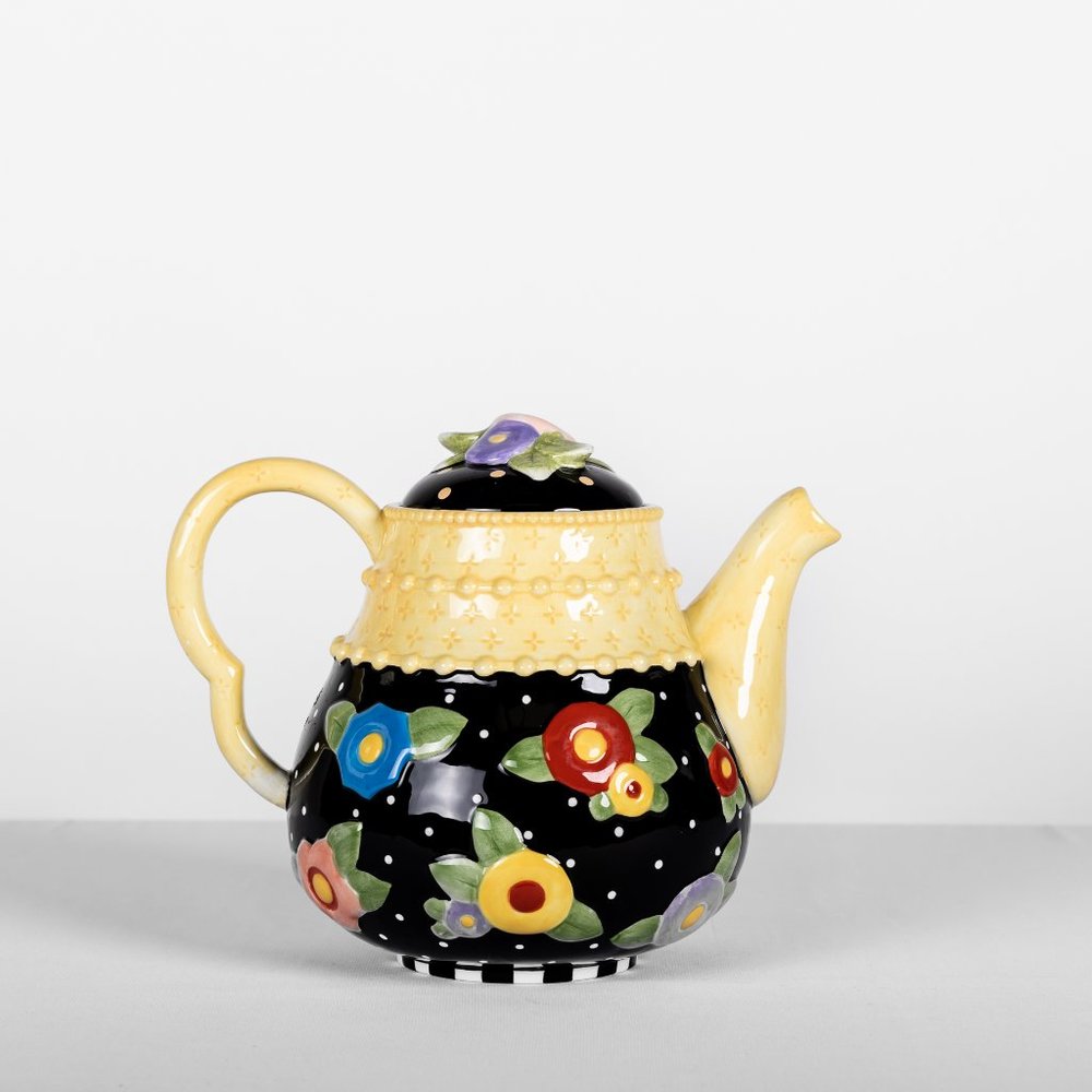 Set of 5 Mary Engelbreit Collectible Tea Pots
